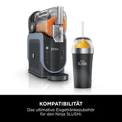 Ninja SLUSHi isolierter Bubble-Becher mit Deckel und Trinkhalm