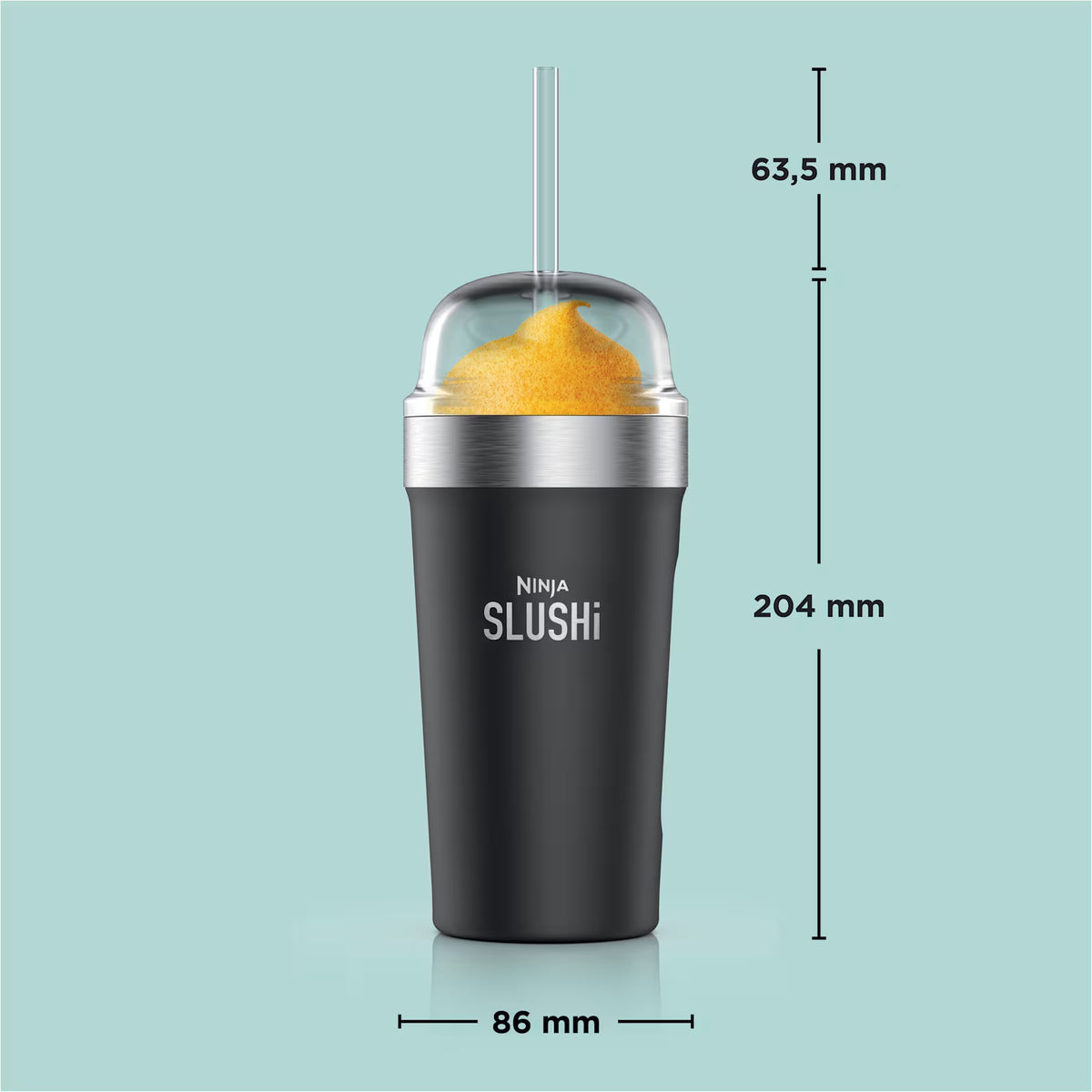 Ninja SLUSHi isolierter Bubble-Becher mit Deckel und Trinkhalm